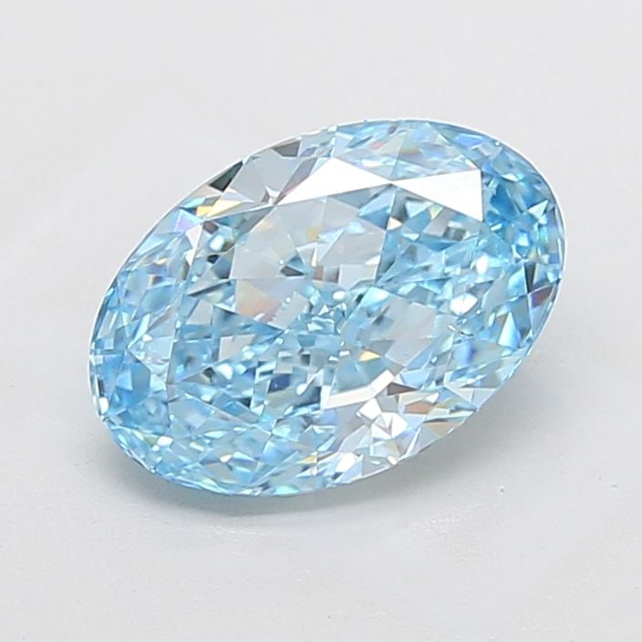 Loose Diamond - OVAL 3.52ct Fancy Vivid Blue VS2