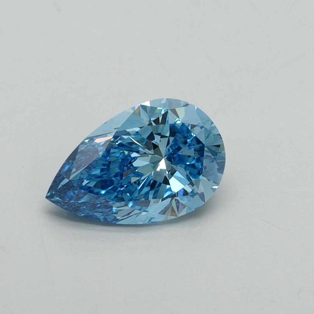 Loose Diamond - PEAR 1.01ct Fancy Vivid Blue VS1
