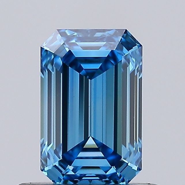 Loose Diamond - EMERALD 0.56ct Fancy Vivid Blue VVS2 (1 of 1)