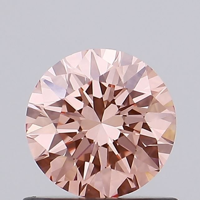 Loose Diamond - ROUND 0.67ct Fancy Vivid Pink VS1