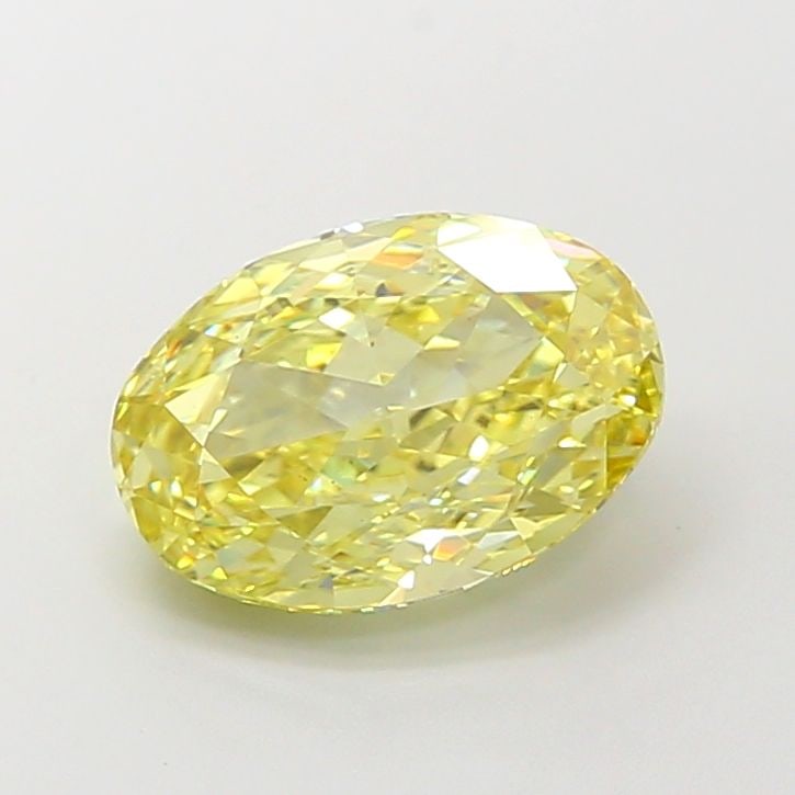 Loose Diamond - OVAL 3.32ct Fancy Intense Yellow VS1: Loose Diamond - OVAL 3.32ct Fancy Intense Yellow VS1 Source: This is a real non-mined Diamond that has been grown in a lab Shape: OVAL Carats: 3.32 Color: Fancy Intense Yellow Certification: IGI Video
