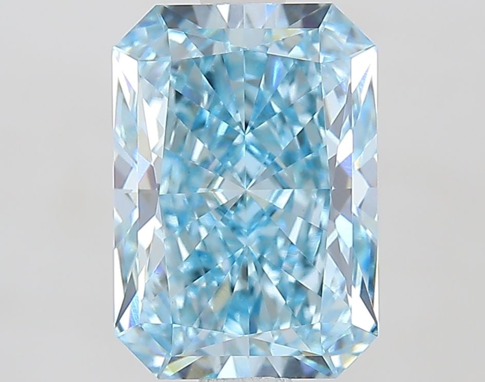 Loose Diamond - RADIANT 2.05ct Fancy Intense Blue VVS2