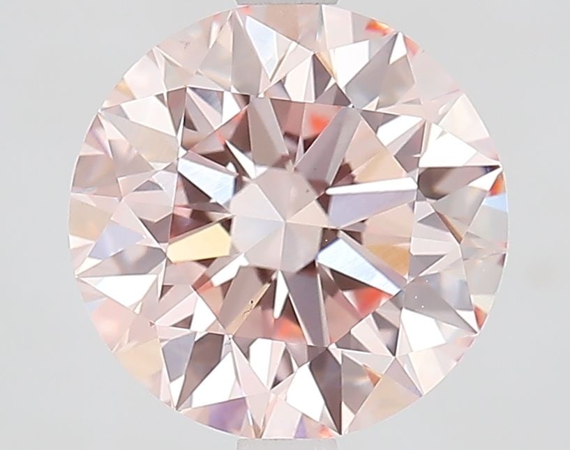 Ideal Loose Diamond - ROUND 3.11ct Fancy Intense Pink VS1