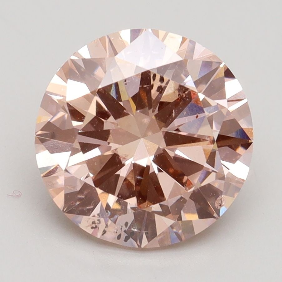 Loose Diamond - ROUND 3.01ct Fancy Intense Pink SI2