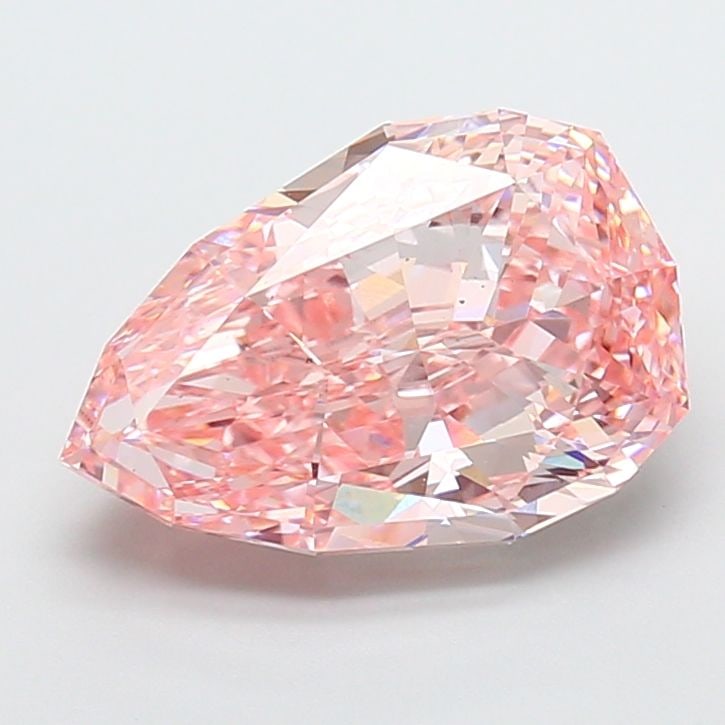 Loose Diamond - PEAR 5.02ct Fancy Vivid Pink VS2