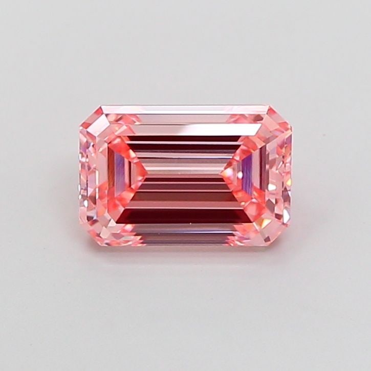 Loose Diamond - EMERALD 2.01ct Fancy Vivid Pink VS1