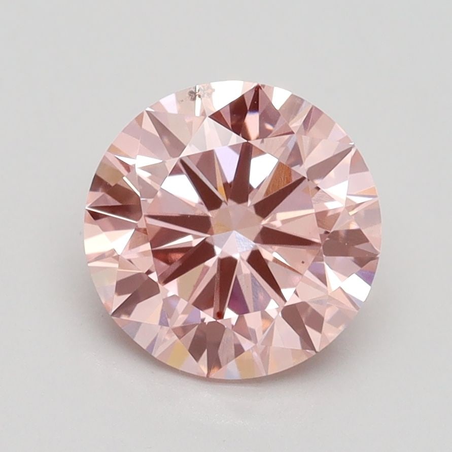 Loose Diamond - ROUND 1.85ct Fancy Vivid Pink SI1