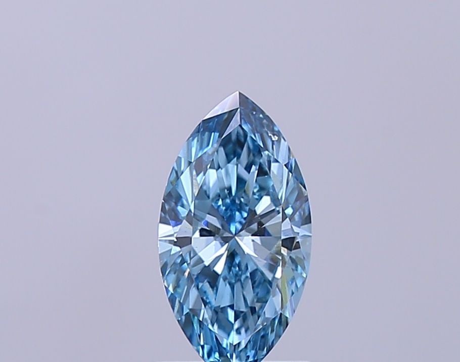 Loose Diamond - MARQUISE 1.0ct Fancy Vivid Blue VVS2: Loose Diamond - MARQUISE 1.0ct Fancy Vivid Blue VVS2 Source: This is a real non-mined Diamond that has been grown in a lab Shape: MARQUISE Carats: 1.0 Color: Fancy Vivid Blue Certification: NONE