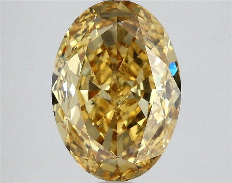 Loose Diamond - OVAL 3.56ct Fancy Intense Yellow VS2: Loose Diamond - OVAL 3.56ct Fancy Intense Yellow VS2 Source: This is a real non-mined Diamond that has been grown in a lab Shape: OVAL Carats: 3.56 Color: Fancy Intense Yellow Certification: IGI Video