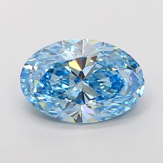 Loose Diamond - OVAL 2.55ct Fancy Vivid Blue VS2: Loose Diamond - OVAL 2.55ct Fancy Vivid Blue VS2 Source: This is a real non-mined Diamond that has been grown in a lab Shape: OVAL Carats: 2.55 Color: Fancy Vivid Blue Certification: IGI Video: