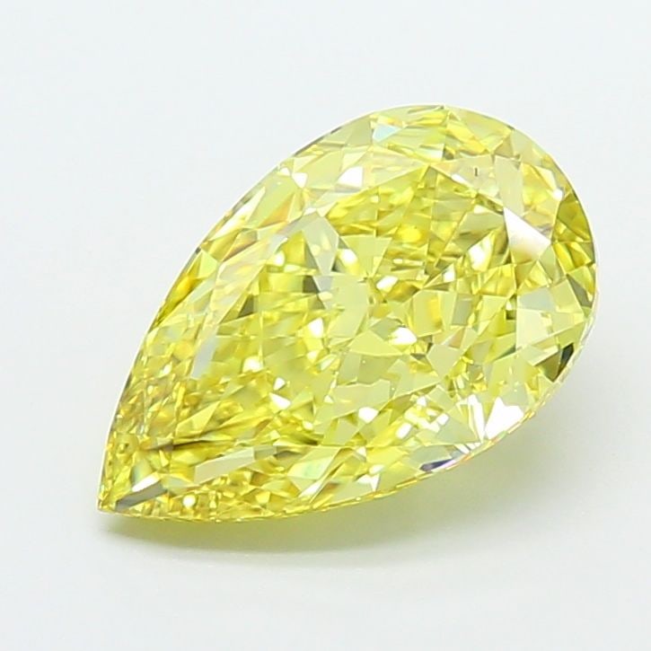 Loose Diamond - PEAR 4.05ct Fancy Intense Yellow VS2: Loose Diamond - PEAR 4.05ct Fancy Intense Yellow VS2 Source: This is a real non-mined Diamond that has been grown in a lab Shape: PEAR Carats: 4.05 Color: Fancy Intense Yellow Certification: IGI Video
