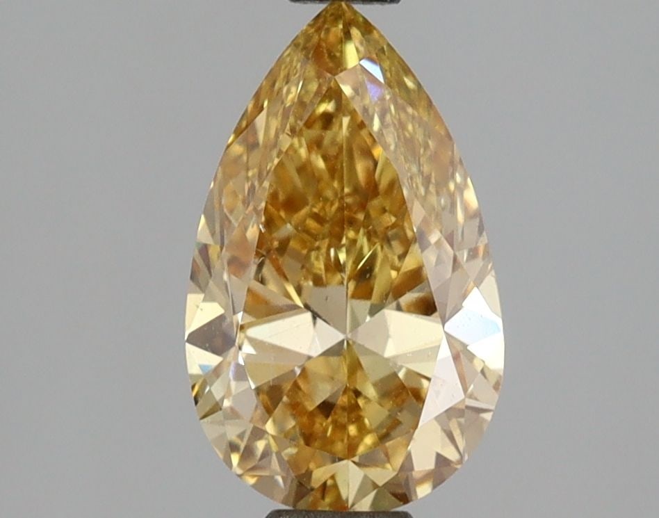 Loose Diamond - PEAR 1.5ct Fancy Vivid Yellow VS2