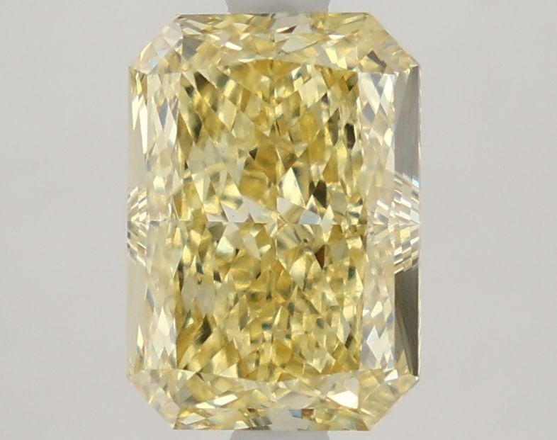 Loose Diamond - RADIANT 2.75ct Fancy Intense Yellow VVS2: Loose Diamond - RADIANT 2.75ct Fancy Intense Yellow VVS2 Source: This is a real non-mined Diamond that has been grown in a lab Shape: RADIANT Carats: 2.75 Color: Fancy Intense Yellow Certification: IG
