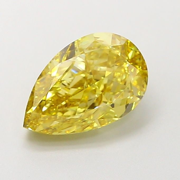 Loose Diamond - PEAR 2.01ct Fancy Intense Yellow VVS2