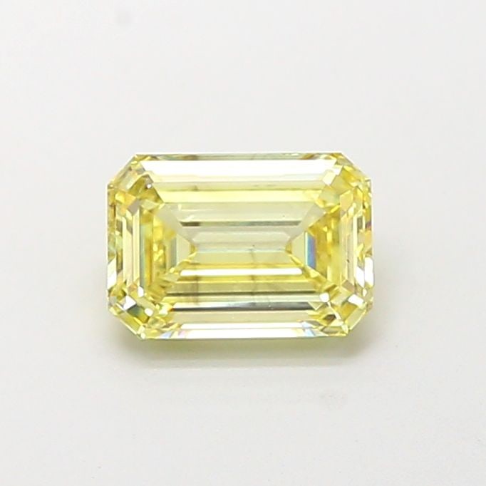 Loose Diamond - EMERALD 2.02ct Fancy Yellow VS2