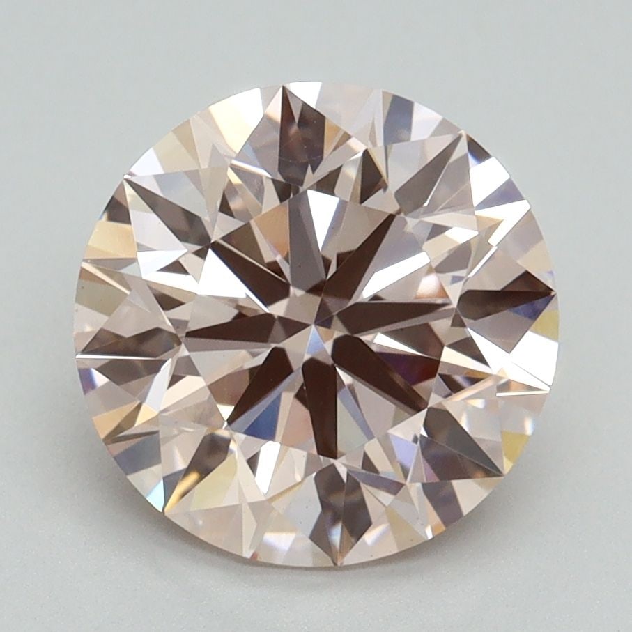 Ideal Loose Diamond - ROUND 3.06ct Fancy Pink VVS2