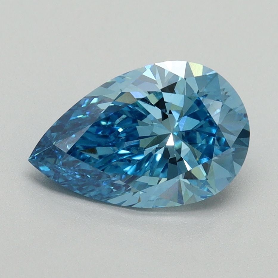 Loose Diamond - PEAR 1.59ct Fancy Vivid Blue VVS2