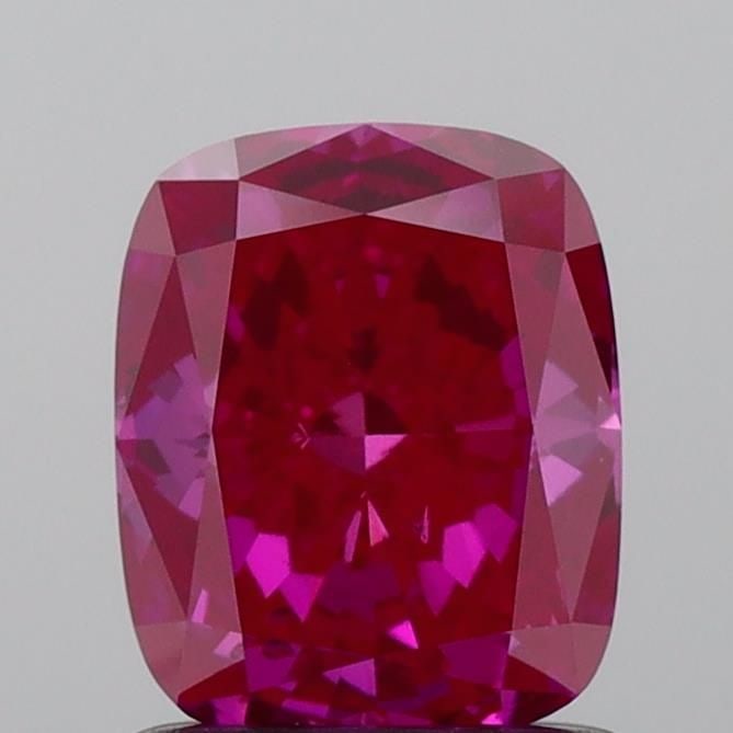Loose Diamond - CUSHION BRILLIANT 1.0ct Fancy Deep Pink SI1