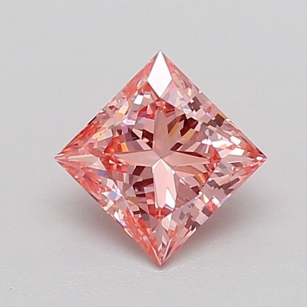 Loose Diamond - PRINCESS 1.09ct Fancy Intense Pink VS1