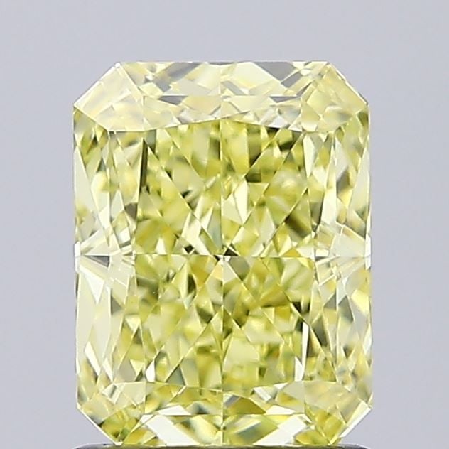 Loose Diamond - RADIANT 1.51ct Fancy Intense Yellow VVS2