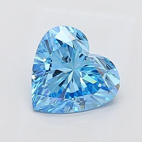 Loose Diamond - HEART 1.6ct Fancy Vivid Blue VS2: Loose Diamond - HEART 1.6ct Fancy Vivid Blue VS2 Source: This is a real non-mined Diamond that has been grown in a lab Shape: HEART Carats: 1.6 Color: Fancy Vivid Blue Certification: IGI Video: