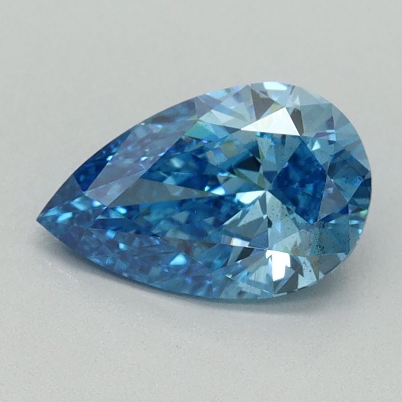 Loose Diamond - PEAR 1.02ct Fancy Vivid Blue VS2
