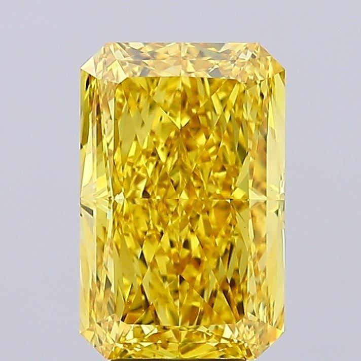 Loose Diamond - RADIANT 6.5ct Fancy Vivid Yellow VS1: Loose Diamond - RADIANT 6.5ct Fancy Vivid Yellow VS1 Source: This is a real non-mined Diamond that has been grown in a lab Shape: RADIANT Carats: 6.5 Color: Fancy Vivid Yellow Certification: IGI Video