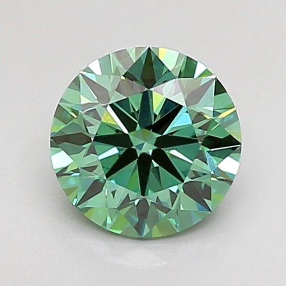 Loose Diamond - ROUND 1.0ct Fancy Vivid Green VVS2: Loose Diamond - ROUND 1.0ct Fancy Vivid Green VVS2 Source: This is a real non-mined Diamond that has been grown in a lab Shape: ROUND Carats: 1.0 Color: Fancy Vivid Green Certification: IGI Video:
