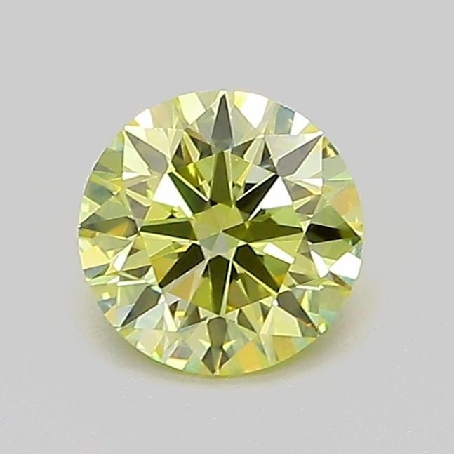 Ideal Loose Diamond - ROUND 0.73ct Fancy Light Yellow VVS2