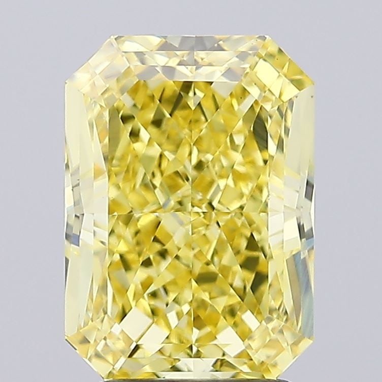 Loose Diamond - RADIANT 2.77ct Fancy Intense Yellow VS1