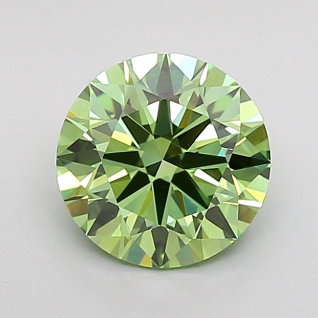 Ideal Loose Diamond - ROUND 1.22ct Fancy Vivid Green VVS2: Ideal Loose Diamond - ROUND 1.22ct Fancy Vivid Green VVS2 Source: This is a real non-mined Diamond that has been grown in a lab Shape: ROUND Carats: 1.22 Color: Fancy Vivid Green Certification: IGI Vi