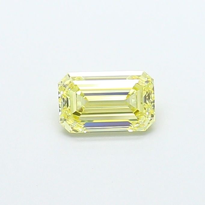 Loose Diamond - EMERALD 0.92ct Fancy Light Yellow VS1: Loose Diamond - EMERALD 0.92ct Fancy Light Yellow VS1 Source: This is a real non-mined Diamond that has been grown in a lab Shape: EMERALD Carats: 0.92 Color: Fancy Light Yellow Certification: IGI Vid