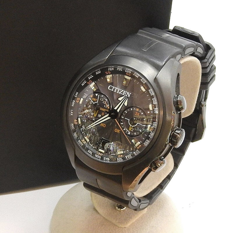 CITIZEN Promaster Satellite Wave Solar Radio Watch H909-S085012 Titanium Black (1 of 6)