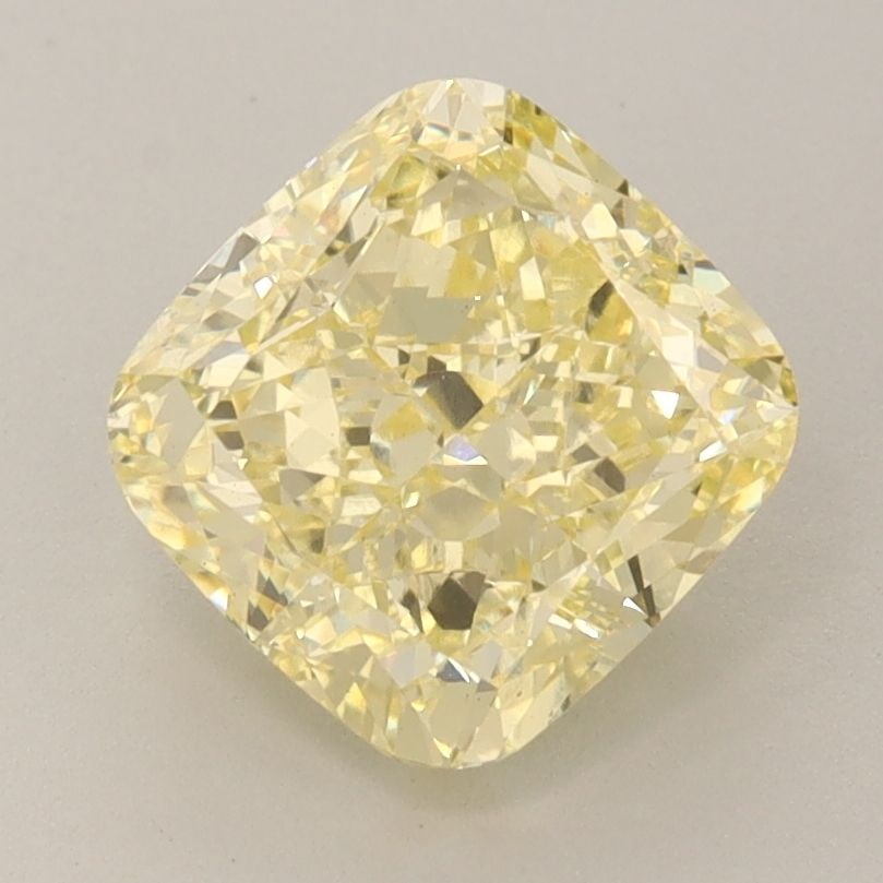 Loose Diamond - CUSHION MODIFIED 2.52ct Fancy Vivid Yellow VS1