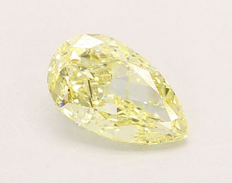 Loose Diamond - PEAR 1.28ct Fancy Yellow VS1: Loose Diamond - PEAR 1.28ct Fancy Yellow VS1 Source: This is a real non-mined Diamond that has been grown in a lab Shape: PEAR Carats: 1.28 Color: Fancy Yellow Certification: IGI Video:
