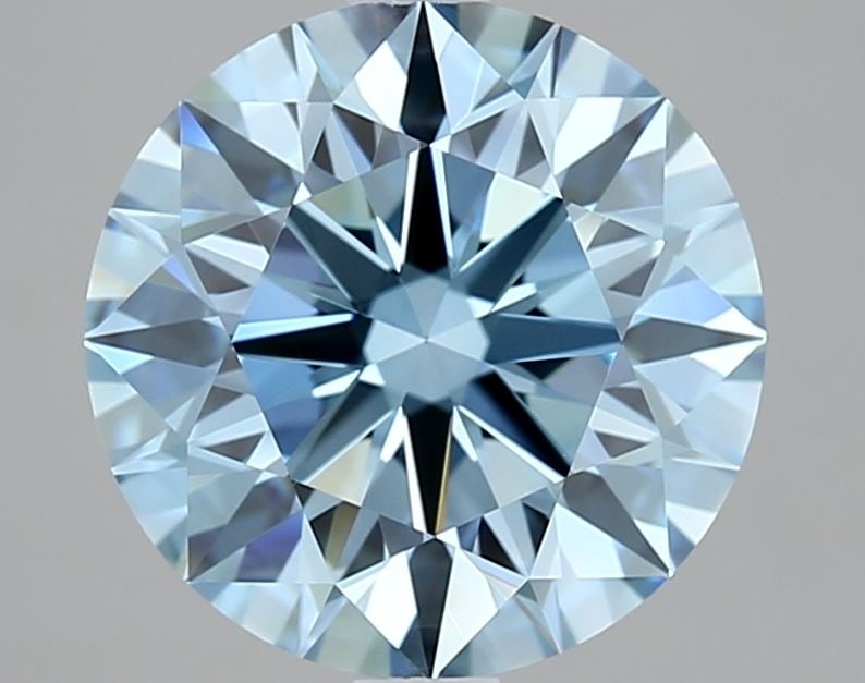 Ideal Loose Diamond - ROUND 2.54ct Fancy Vivid Blue VVS1