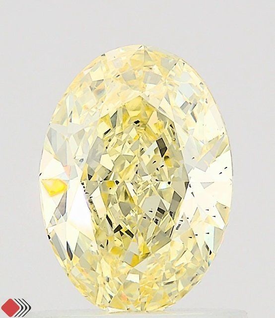 Loose Diamond - OVAL 1.03ct Fancy Intense Yellow VS2: Loose Diamond - OVAL 1.03ct Fancy Intense Yellow VS2 Source: This is a real non-mined Diamond that has been grown in a lab Shape: OVAL Carats: 1.03 Color: Fancy Intense Yellow Certification: IGI Video