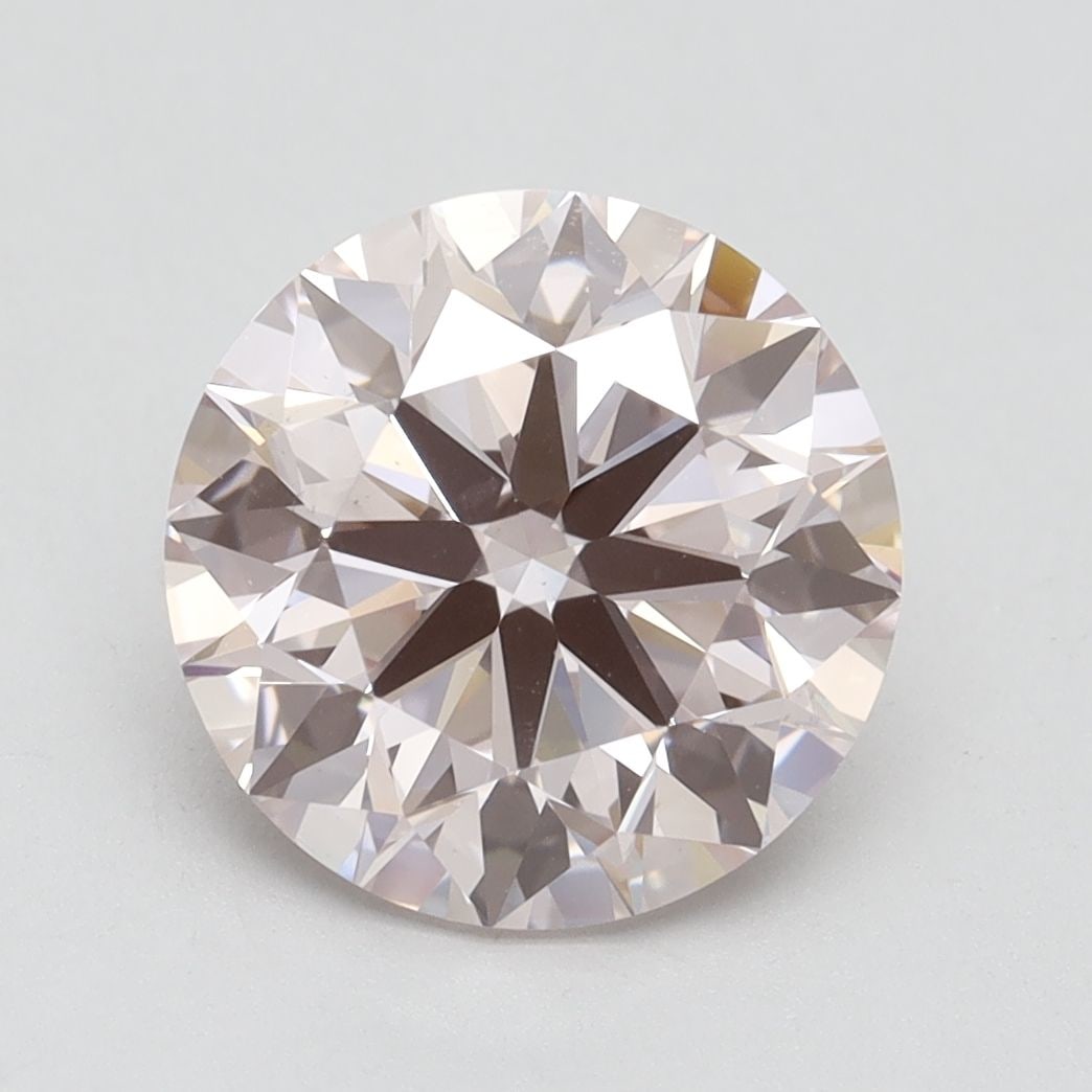 Loose Diamond - ROUND 3.32ct Fancy Intense Pink VS2