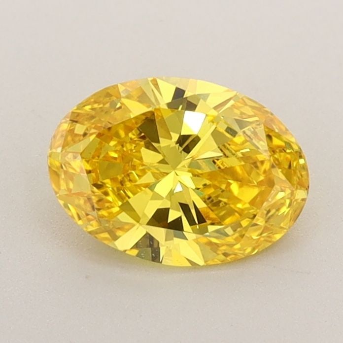 Loose Diamond - OVAL 0.72ct Fancy Vivid Yellow VS1