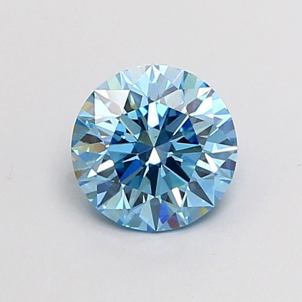 Ideal Loose Diamond - ROUND 1.01ct Fancy Vivid Blue VS1