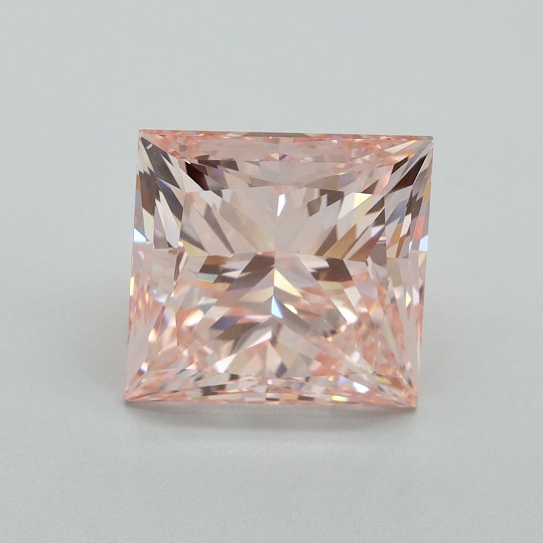 Loose Diamond - PRINCESS 4.72ct Fancy Intense Pink VS1