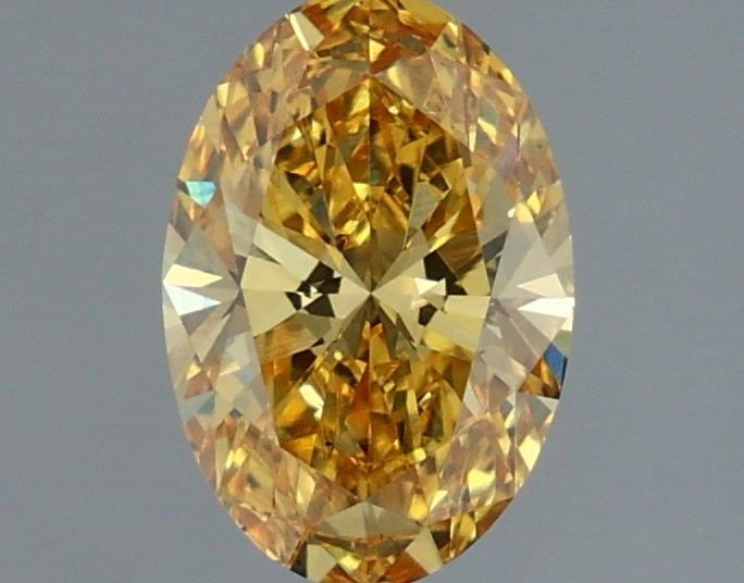 Loose Diamond - OVAL 1.13ct Fancy Vivid Yellow VS1: Loose Diamond - OVAL 1.13ct Fancy Vivid Yellow VS1 Source: This is a real non-mined Diamond that has been grown in a lab Shape: OVAL Carats: 1.13 Color: Fancy Vivid Yellow Certification: IGI Video: