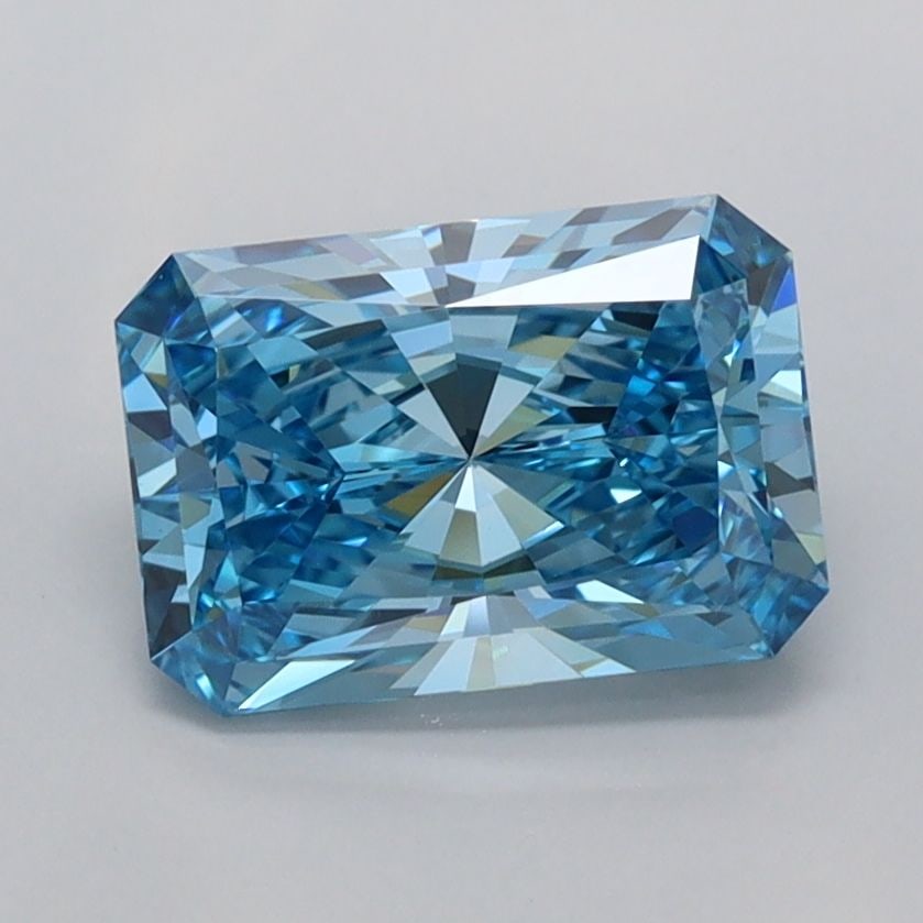 Loose Diamond - RADIANT 1.56ct Fancy Vivid Blue VS1
