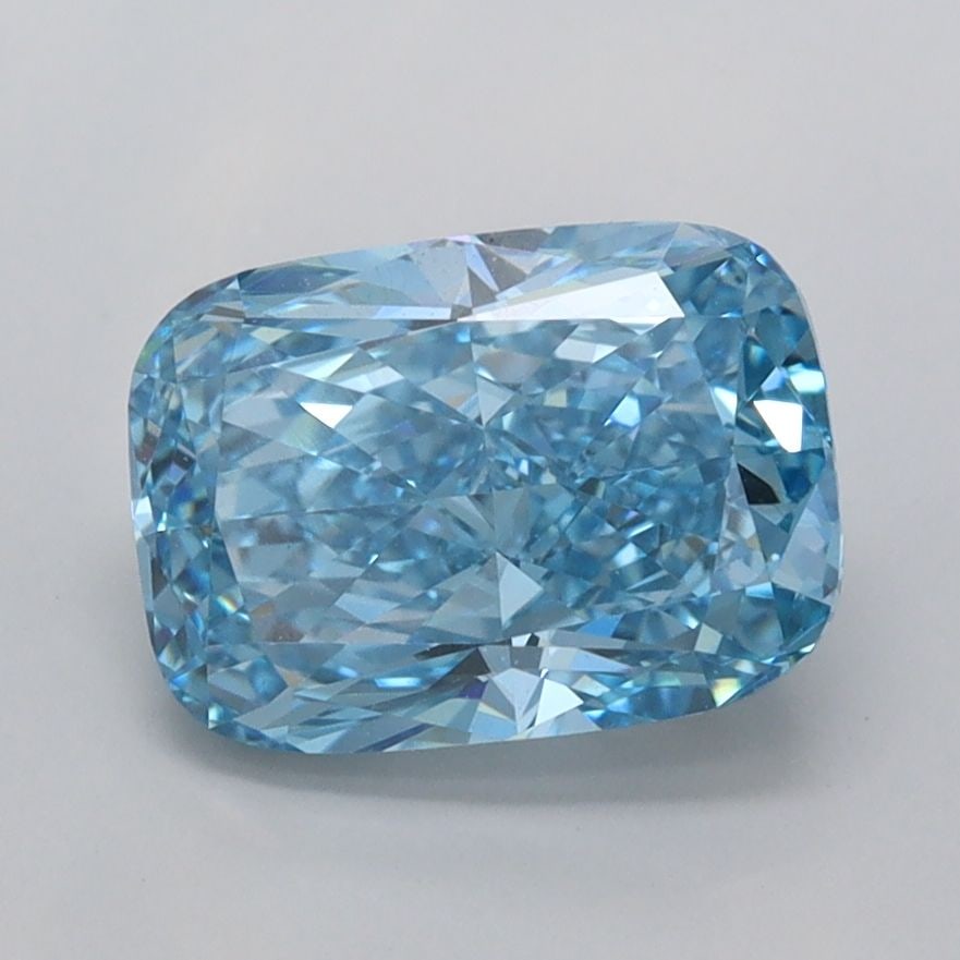 Loose Diamond - CUSHION MODIFIED 2.02ct Fancy Vivid Blue VVS1