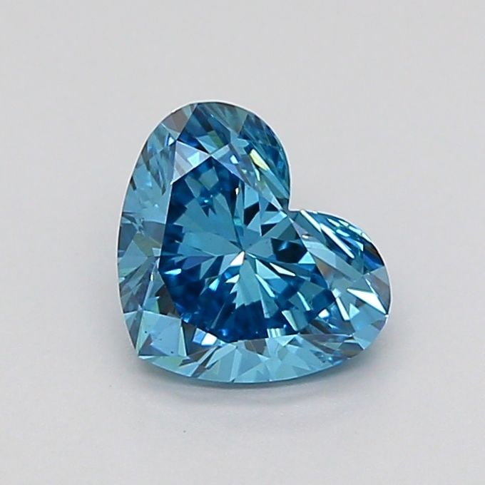 Loose Diamond - HEART 1.03ct Fancy Vivid Blue VS1