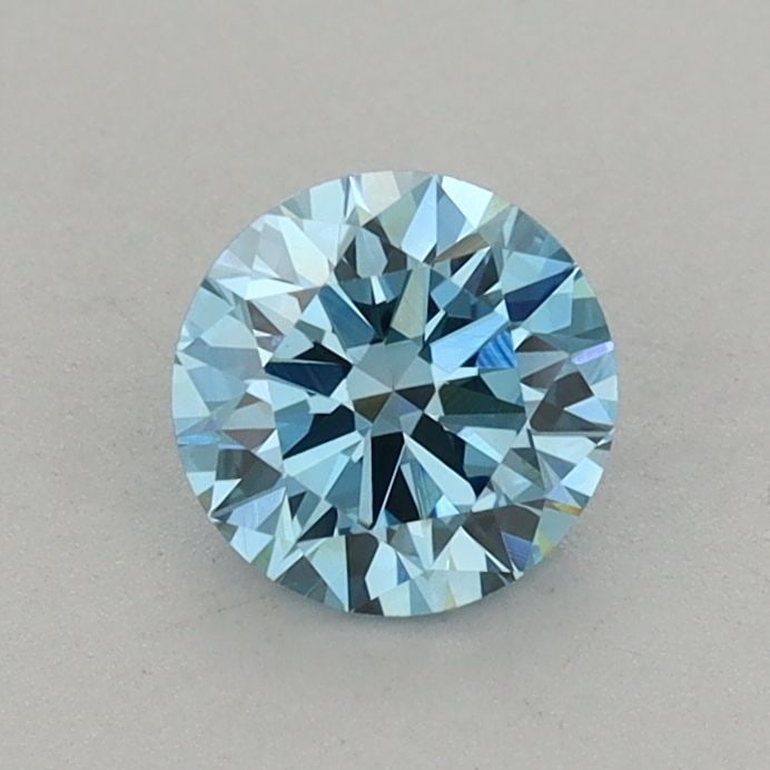 Loose Diamond - ROUND 0.68ct Fancy Vivid Blue VS1