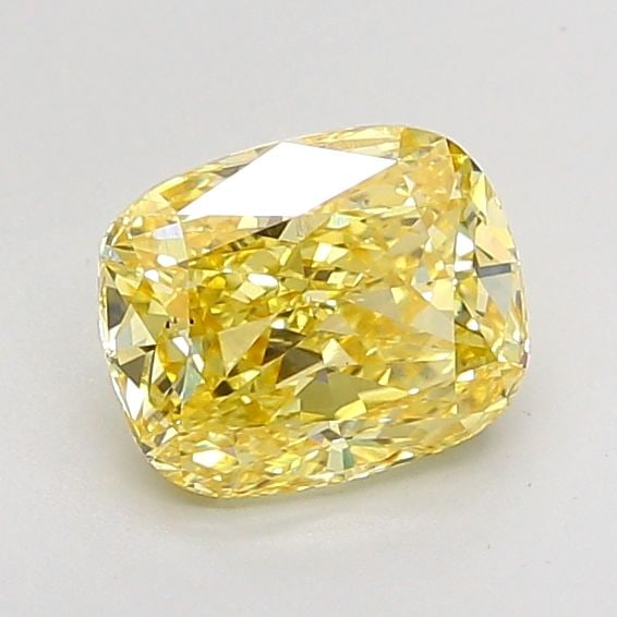 Loose Diamond - CUSHION MODIFIED 2.54ct Fancy Intense Yellow VS2