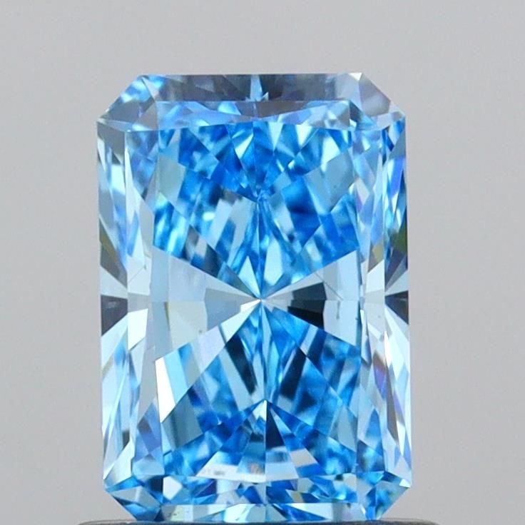 Loose Diamond - RADIANT 1.01ct Fancy Vivid Blue VVS2