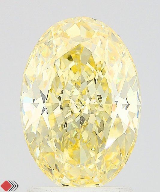 Loose Diamond - OVAL 2.58ct Fancy Intense Yellow VS1: Loose Diamond - OVAL 2.58ct Fancy Intense Yellow VS1 Source: This is a real non-mined Diamond that has been grown in a lab Shape: OVAL Carats: 2.58 Color: Fancy Intense Yellow Certification: IGI Video