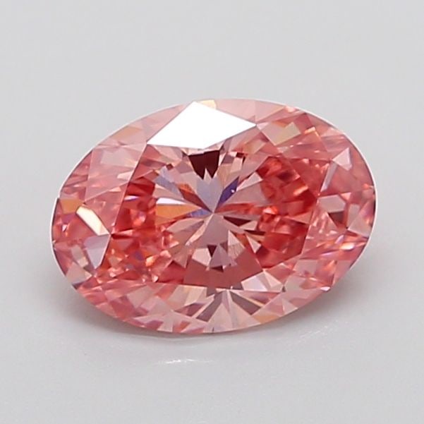 Loose Diamond - OVAL 2.21ct Fancy Vivid Brownish Pink VS2